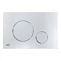 Кнопка смыва AlcaPlast THIN M671 хром глянцевый