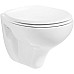 Унитаз биде Creavit Perla TP320-00CB00E-0000 подвесной Белый без сиденья