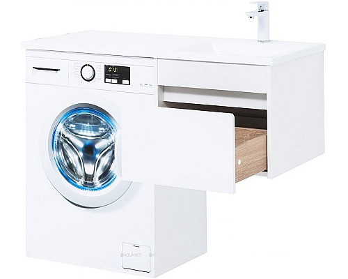 Тумба под раковину Aquanet Токио 110 236915 подвесная Белая