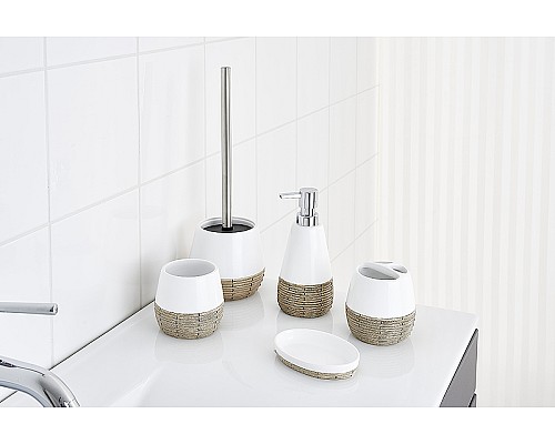 Стакан для зубных щеток Ridder Safari 2151101 Белый