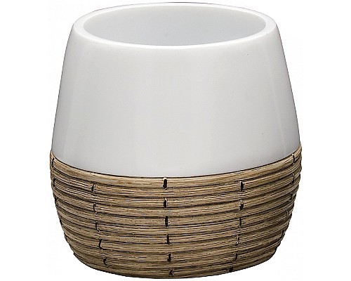 Стакан для зубных щеток Ridder Safari 2151101 Белый