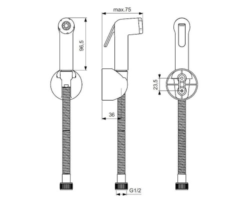 Гигиенический душ Ideal Standard Ideal Spray B0595AA Хром