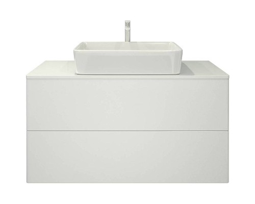 Тумба под раковину Orange Otto Ot-100TuSTONE подвесная Белый глянцевый