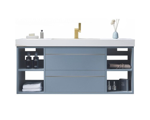 Тумба с раковиной Orans BC-1129 120 11291200 подвесная Matt sky blue