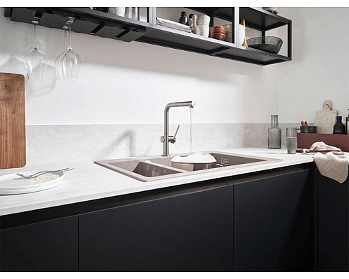 Смеситель для кухни Hansgrohe Talis M54 72808670 Черный матовый