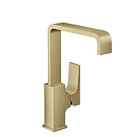 Смеситель для раковины Hansgrohe Metropol однорычажный бронза 32511140