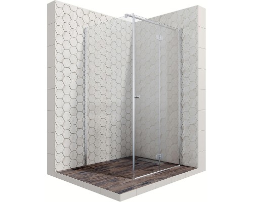 Душевой уголок Ambassador Diamond 100х100 12011106R профиль Хром стекло прозрачное