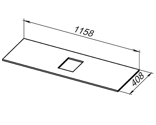 Столешница под раковину Allen Brau Priority 120 1.31012.B-S Бежевый структ