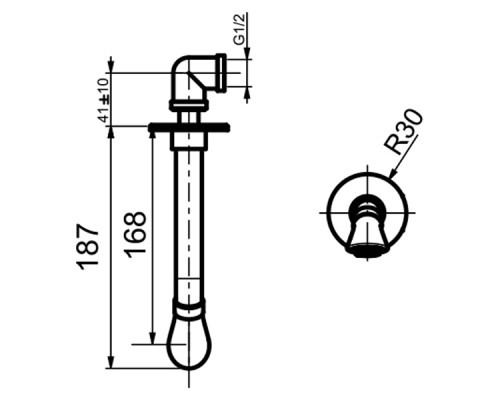 Излив для ванны Webert Opera AC0983985