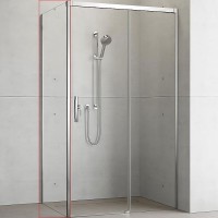 Душевая стенка Radaway Idea S1 90 L 387050-01-01L профиль Хром стекло прозрачное