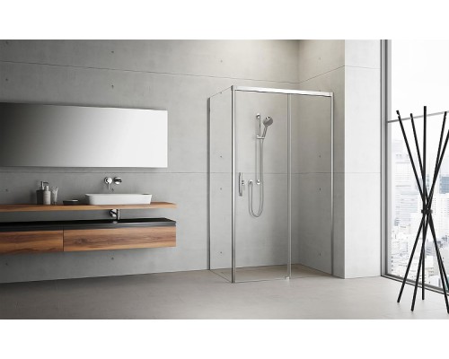Душевая стенка Radaway Idea S1 90 L 387050-01-01L профиль Хром стекло прозрачное