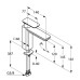 Однорычажный смеситель для раковины Kludi E2 492970575
