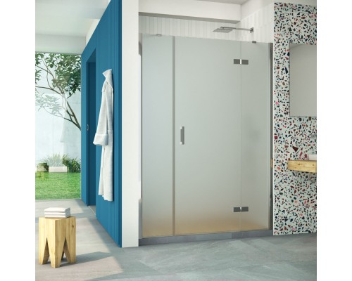 Дверь в душевой проем AFP-F Retta 130 08 10 R стекло сатин