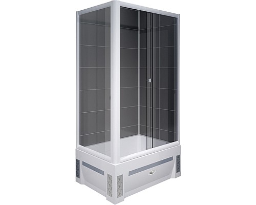 Душевой уголок Radomir Верчелли 119x81 R 1-03-1-2-0-0130 с поддоном Белый