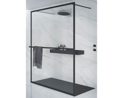 Душевая перегородка Riho Lucid GD401 100 G005030121 (GD310B000) Черный