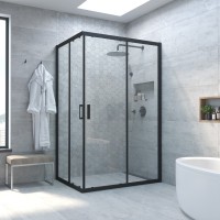 Душевой уголок ZA-F NOVO 95x70 02М 01 стекло прозрачное