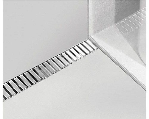 Решетка AlcaPlast Line LINE-300L хром глянцевый