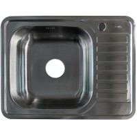 Мойка IDDIS Basic нержавеющая сталь сатин чаша слева 650x500 BAS65SLi77