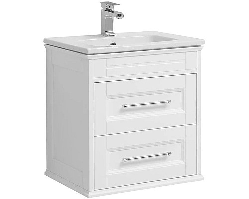 Тумба под раковину Aquanet Бостон 60 209679 подвесная Белый матовый