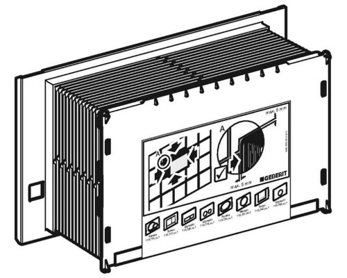Защитная крышка Geberit Duofix 241.826.00.1 Белая