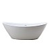 Ванна акриловая Vincea VBT-203 180x85x65 с каркасом и сливом-переливом