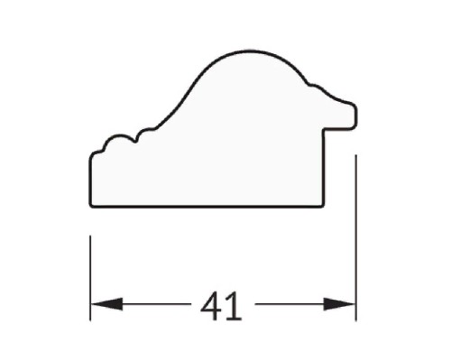 Зеркало Evoform Definite 81х61 Мельхиор