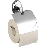 Держатель туалетной бумаги Frap F19 с крышкой Хром