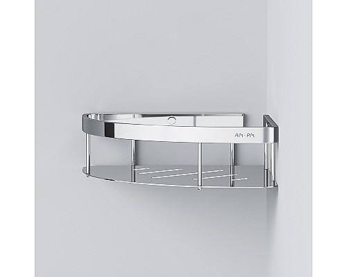 Полка корзина AM.PM Sense L A7454100 угловая Хром