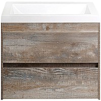 Тумба под раковину Art&Max Family-580-2C-SO-PE подвесная Бетон Экзотик