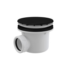 Сифон для поддона AlcaPlast черный