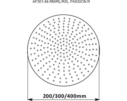 Верхний душ Aquanet AF301-84-RM