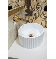 Раковина Canale рифл глянец белая