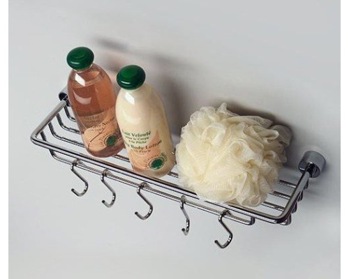 Полка-корзина WasserKRAFT K-9415 с крючками