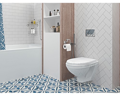 Комплект унитаза с инсталляцией Santek Бореаль Пэк 1WH501544 с сиденьем Микролифт и клавишей смыва