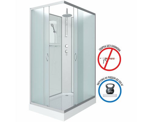 Душевая кабина Niagara Classic 90х70 NG-43975-14QBKT без гидромассажа