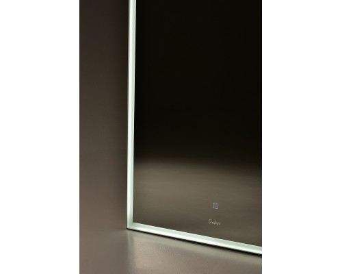 Зеркало Sintesi Kanto 60 SIN-SPEC-KANTO-CROMO-60 с подсветкой Хром матовый с сенсорным выключателем