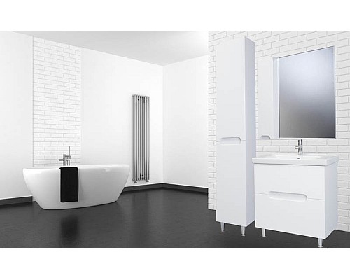 Зеркало со шкафом Bellezza Андрэа 80 4619013002077 L Бежевое