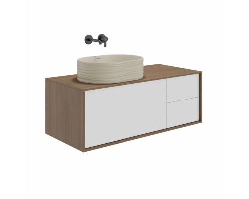 Раковина Kerama Marazzi ARTBASIN Sabbia накладная 50, песочная матовая