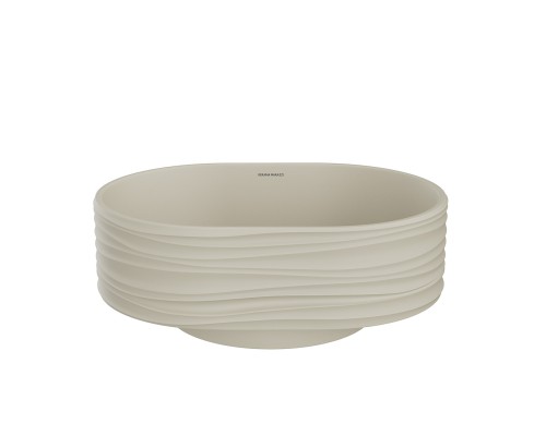 Раковина Kerama Marazzi ARTBASIN Sabbia накладная 50, песочная матовая
