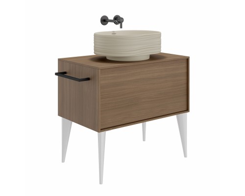 Раковина Kerama Marazzi ARTBASIN Sabbia накладная 50, песочная матовая