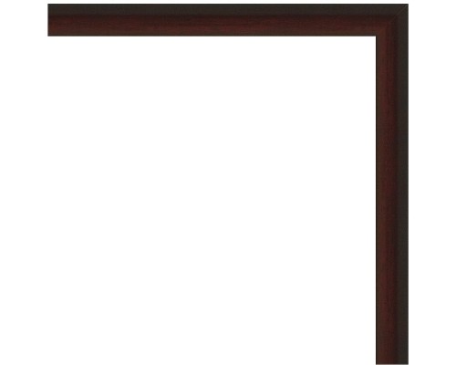 Зеркало Evoform Definite 138х48 BY 0707 в багетной раме - Махагон 22 мм