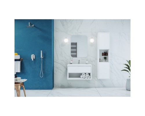 Шкаф-пенал Excellent Tuto 40 см белый/белый