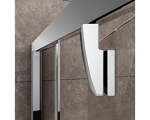 Полукруглая душевая кабина Ravak Pivot 376AAC00Z1 100 блестящий прозрачный