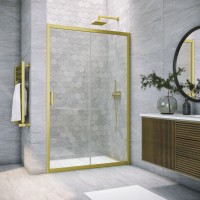 Дверь в душевой проем ZP NOVO 115 03 01 стекло прозрачное