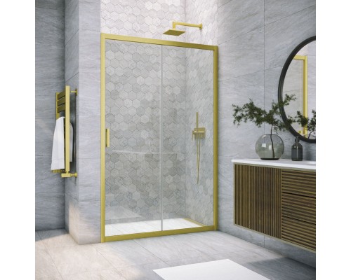 Дверь в душевой проем ZP NOVO 115 03 01 стекло прозрачное