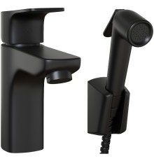Смеситель для раковины Paini Viva Style P4YO205/574 с гигиеническим душем Черный матовый