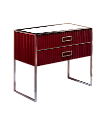 Тумба Armadi Art Monaco 100см h84см бордо глянец хром под раковину моноблок