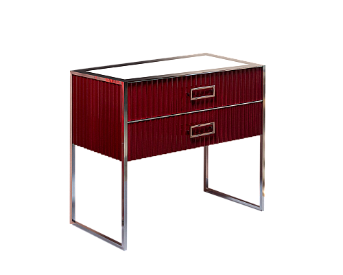 Тумба Armadi Art Monaco 100см h84см бордо глянец хром под раковину моноблок