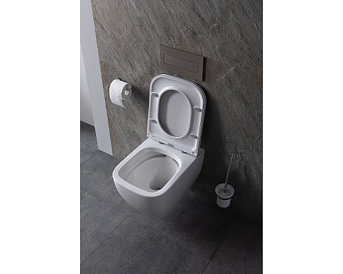 Унитаз Allen Brau Infinity 4.21004.20 подвесной Белый без сиденья