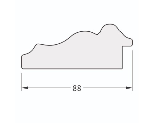 Зеркало Evoform Exclusive-G Floor 201х81 BY 6317 с гравировкой в багетной раме - Римское золото 88 мм